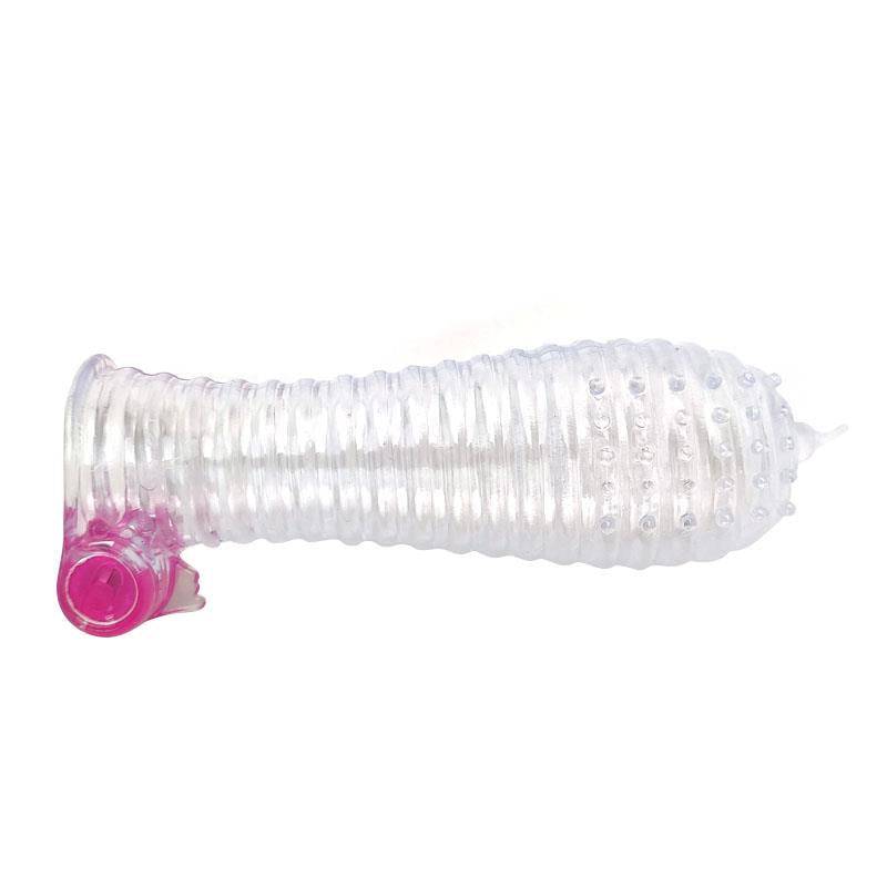 Vibrating Penis Sleeve Clear - secretsextoys.store
