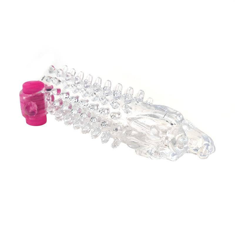 Vibrating Penis Sleeve Clear - secretsextoys.store