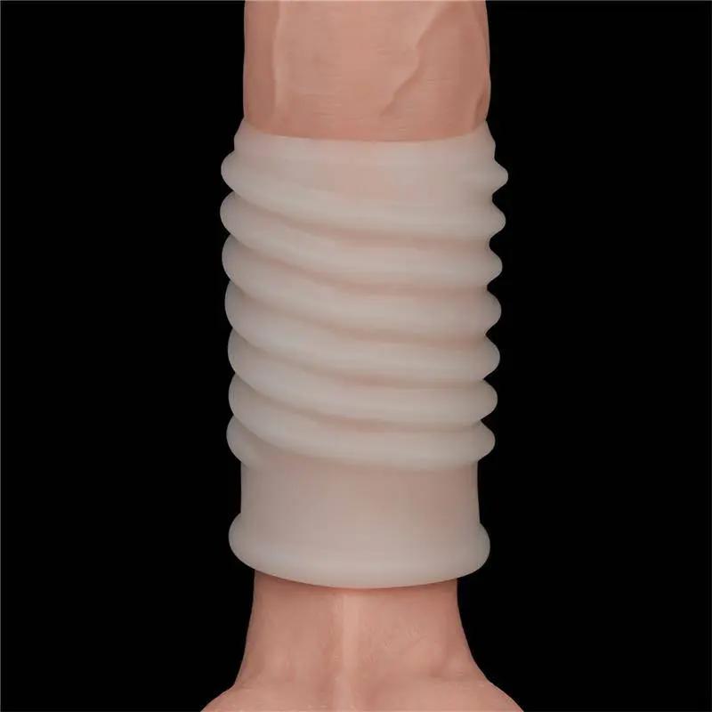 Vibrating Penis Sleeve Spiral Knights - secretsextoys.store