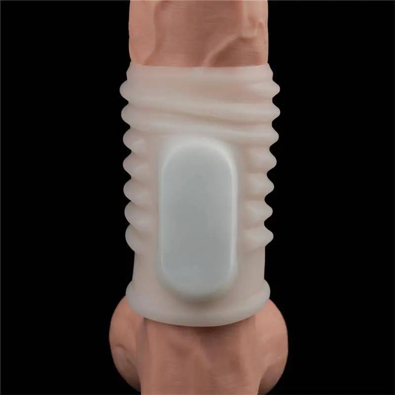 Vibrating Penis Sleeve Spiral Knights - secretsextoys.store