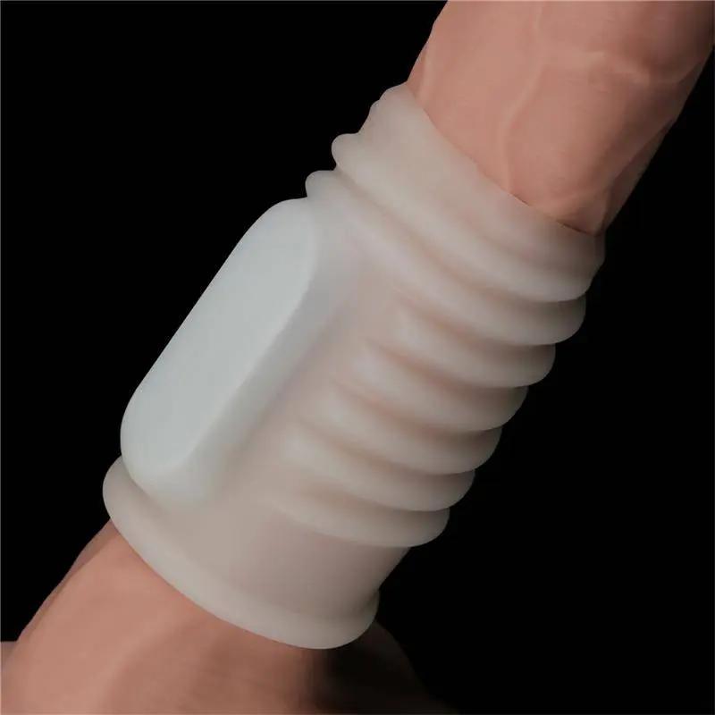 Vibrating Penis Sleeve Spiral Knights - secretsextoys.store
