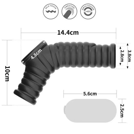 Wave Knights Vibrating Ring for Penis and Scrotum product dimensions and features