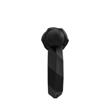 Vibrating Ring Maximus Vibe 55 in super-soft black silicone, designed for enhanced pleasure with 10 customizable vibration patterns.