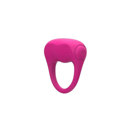 Vibrating Ring Ping Fuchsia, ergonomic silicone design for enhanced pleasure, waterproof and powerful, in vibrant fuchsia color.