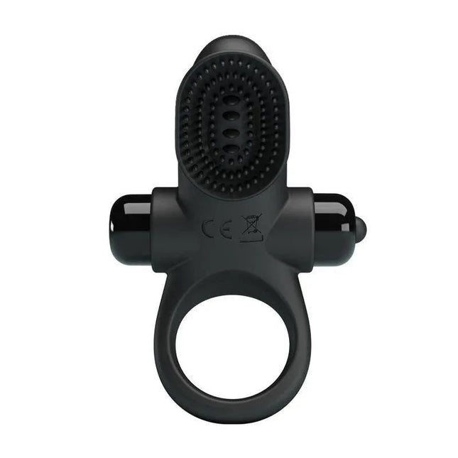 Vibrating Ring Vibrating Penis Ring II for enhanced shared pleasure with clitoral stimulator and 10 vibration functions