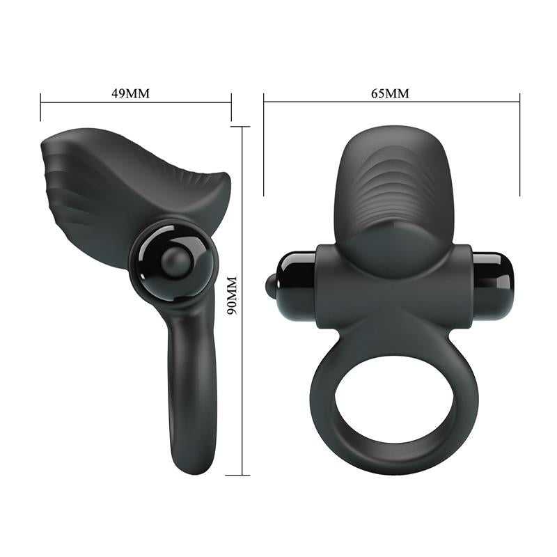 Vibrating Silicone Penis Ring for Enhanced Pleasure - secretsextoys.store