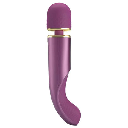 Vibrating Wand Silicona Purple with silicone material and stylish purple design for personal relaxation and deep vibrations.