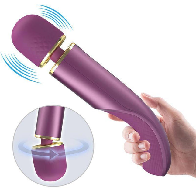 Vibrating Wand Silicona Purple with powerful motor and silicone design for personal relaxation.