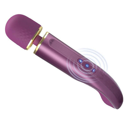 Vibrating Wand Silicona Purple with premium silicone design and powerful motor for relaxation.
