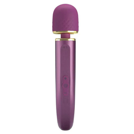 Vibrating Wand Silicona Purple silicone massager with powerful motor and stylish design for personal relaxation.