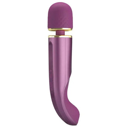 Vibrating Wand Silicona Purple, premium silicone massager with rounded head, powerful motor, stylish purple design for personal relaxation.