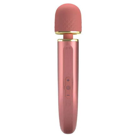 Vibrating Wand USB Silicone Pink massager with ergonomic design and powerful motor for relaxation.