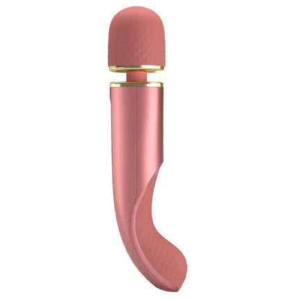 Vibrating Wand USB Silicone Pink massager with ergonomic design and powerful motor for targeted relief and relaxation.
