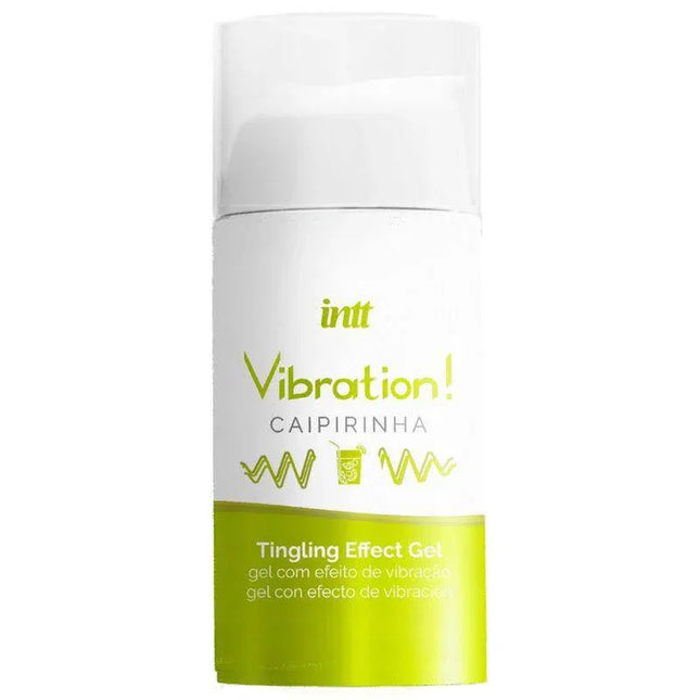 Vibration Caipirinha Liquid Vibrator3 unisex arousal gel for enhanced intimate sensations with warming and pulsating effects.