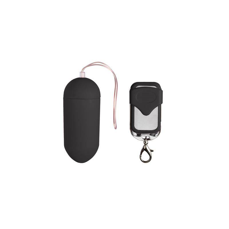 Vibration Egg Remote Control 10 Functions Black - secretsextoys.store