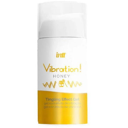 Vibration Honey Liquid Vibrator - 30ml bottle of arousal gel with natural ingredients and warming sensations.