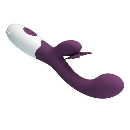 Vibrator Butterfly Kiss 30 functions Purple for enhanced clitoral and vaginal stimulation with dual motors and 30 vibration modes.