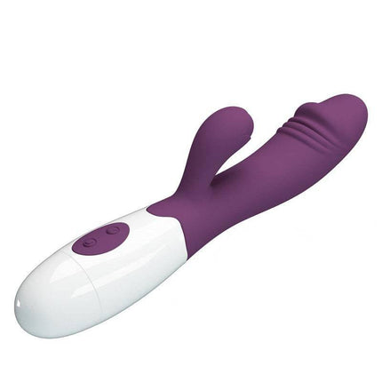 Vibrator Snappy 30 functions Purple dual-stimulation vibrator with adaptive design and 30 vibration settings for G-spot and clitoral pleasure.