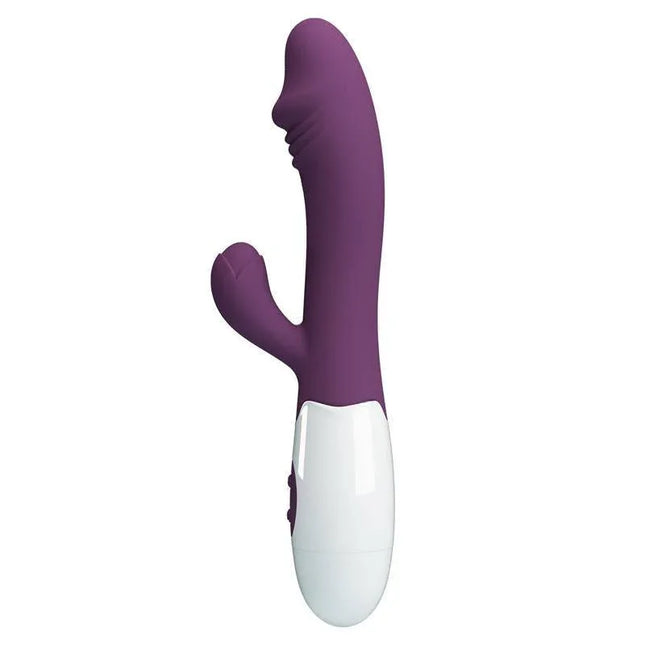 Vibrator Snappy 30 functions Purple, dual-stimulation vibrator with G-spot and clitoral features in purple