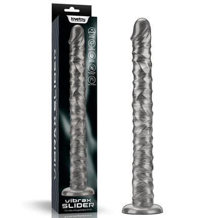 Vibrax Slider Anal DIldo with Vibration King Sized 16