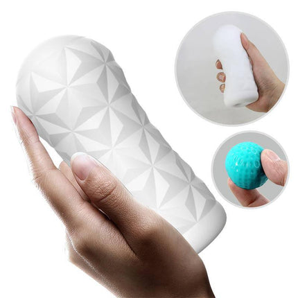 Victoria Cecil Manual Masturbator spinning ball with hand-held sleeve and internal ball design