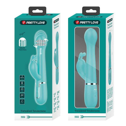 Vive with Thrusting and Rotating Beads Dejon Blue in retail packaging showcasing features and design