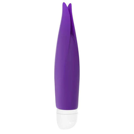 Volita Stimulator Violet compact clitoral vibrator with fluttering tips for enhanced pleasure and powerful orgasms.