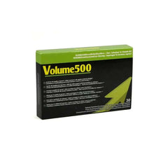 Volume 500 Pills dietary supplement box for male sexual health and libido boost, 30 tablets