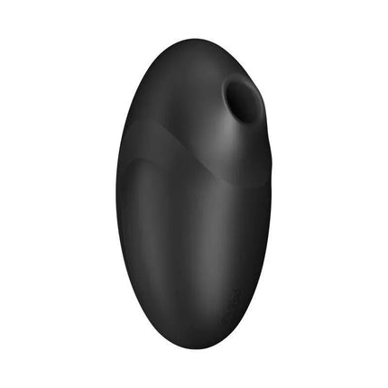 Vulva Lover 3 Clitoris Sucker Black, sleek stimulator with pressure waves and vibrations for clitoral pleasure from Satisfyer.