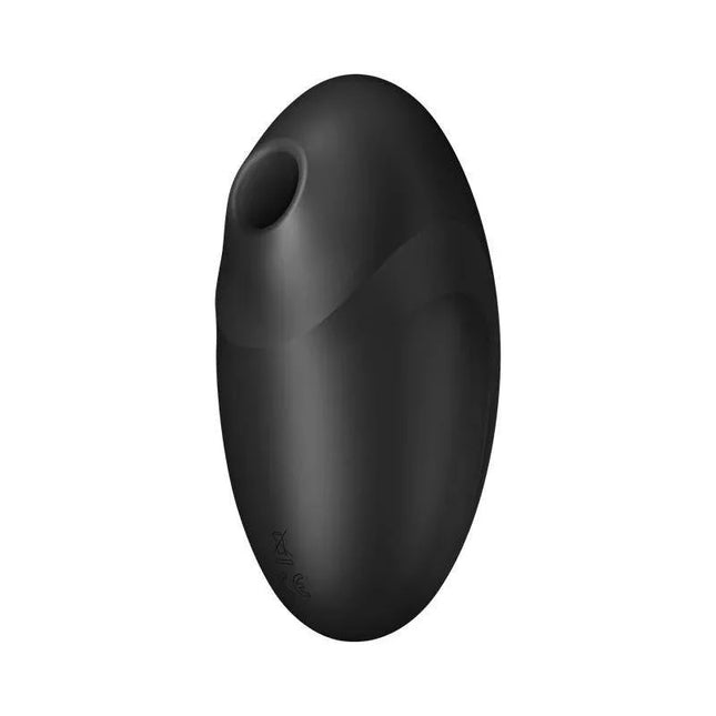 Vulva Lover 3 Clitoris Sucker Black product image, sleek black design with soft silicone head for clitoral stimulation.