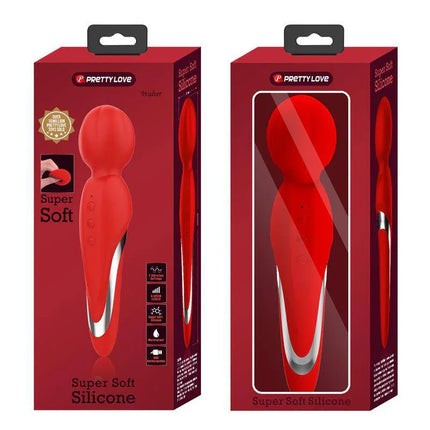 Walter Wand Red premium personal massager in sleek packaging