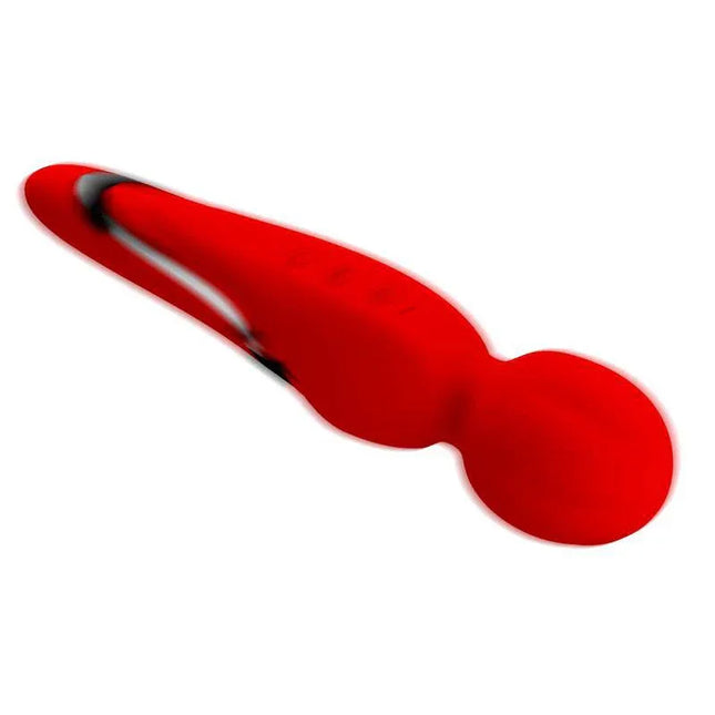 Walter Wand Red premium personal massager with sleek red finish and multiple vibration settings for targeted muscle relief.
