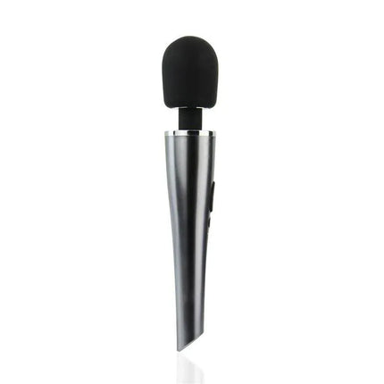 Wand Massager Relyme USB Silicone Black, portable and cordless for personal relaxation.