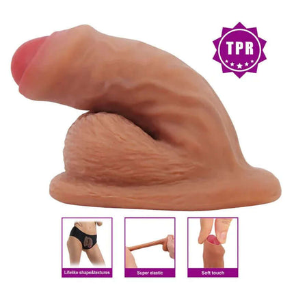 Warnell Realistic Dildo featuring TPR material with lifelike texture for enhanced solo and partner play.