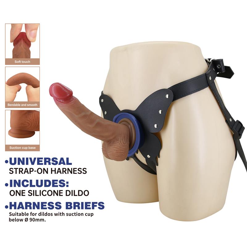 Wells Universal Strap - On Harness with Dildo - secretsextoys.store