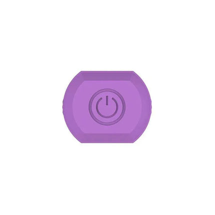 Purple power button of Whim Digital Display Vibrator Bullet 12.9 cm