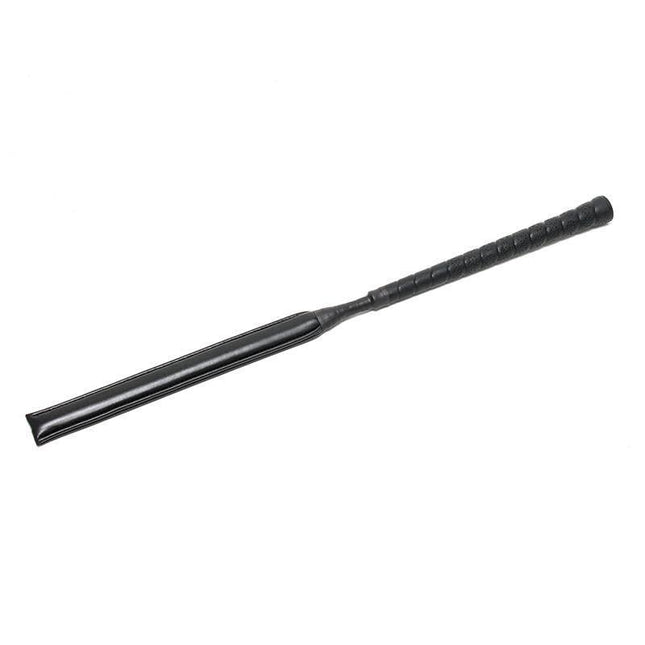 Whip 60 cm black leather paddle for BDSM play with a classic bold design, perfect for couples and solo explorers seeking excitement.