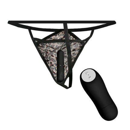 Wild Butterfly Remote Control Panty Vibrator with black lace design and wireless remote control