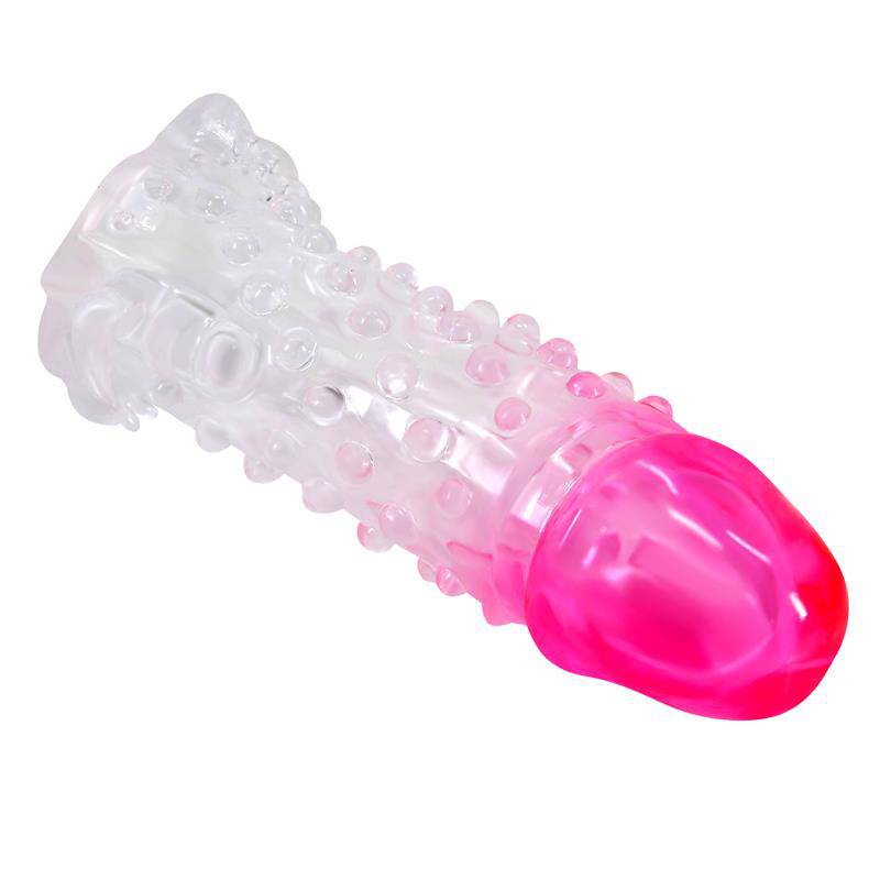 Wildford Penis Sleeve Pink and Clear - secretsextoys.store