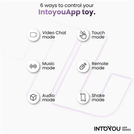 6 ways to control the Wingy Butterfly Vibrator with App Lavender in Intoyou® App Series