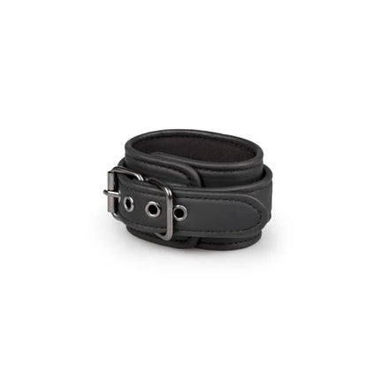 Wives For Ankles adjustable synthetic leather cuff with metal chain, soft foam lining, comfortable for restraint use