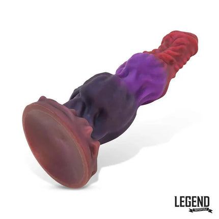 Wortak Liquid Silicone Dildo 24,8 cm in vibrant colors, ultra-smooth silicone, fantasy-inspired design from Lengen Dildos collection.