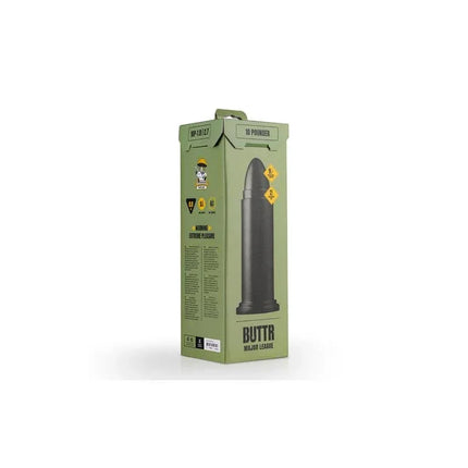 Packaging for XXL Dildo 10 Pounder showcasing product box with minimalist design