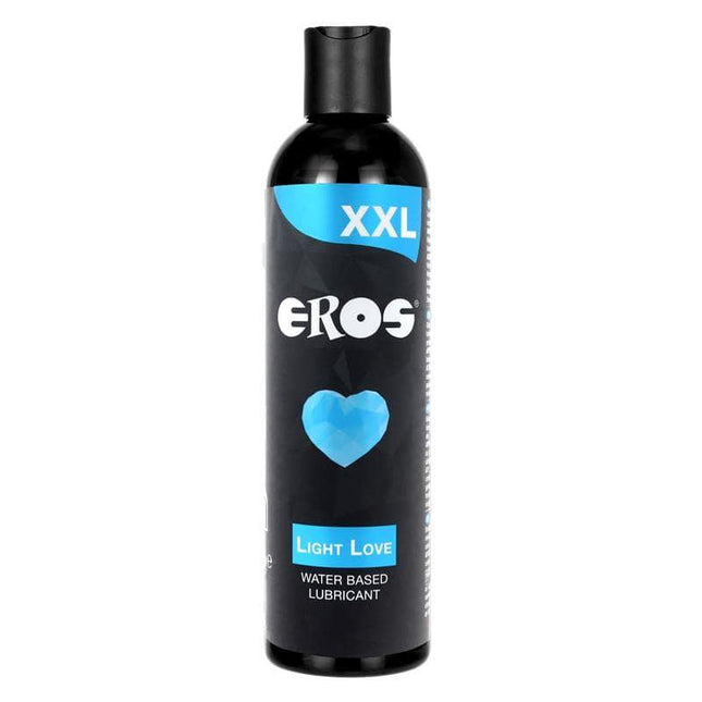 XXL Love Water Based Lubricant 300 ml bottle with blue heart design.