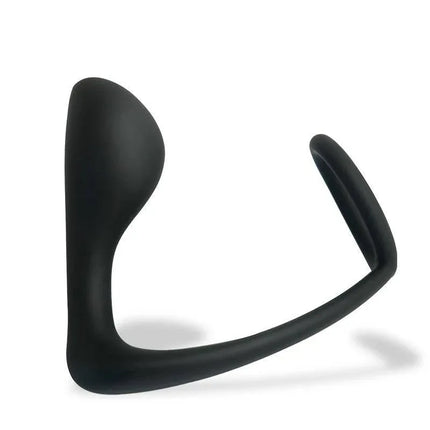 Yastant Anal Plug with Testicles Ring - Premium Silicone Pleasure Toy by Afterdark for enhanced stimulation and comfort.