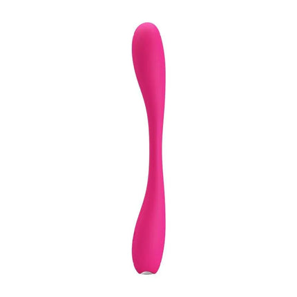 Yedda Vibrator Bendable Pink with C-shape design for G-spot and clitoral stimulation, featuring 12 vibration options and shape-memory flexibility.