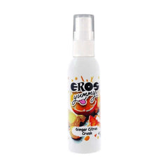 Yummy body sprayl Ginger Citrus Crush 50 ml from Eros Yummy with citrus and ginger flavor in a non-sticky formula.