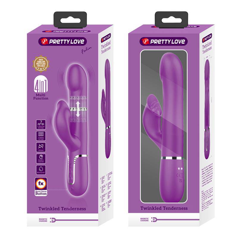 Zalin Vibe with Rotative Balls and Tickling - secretsextoys.store