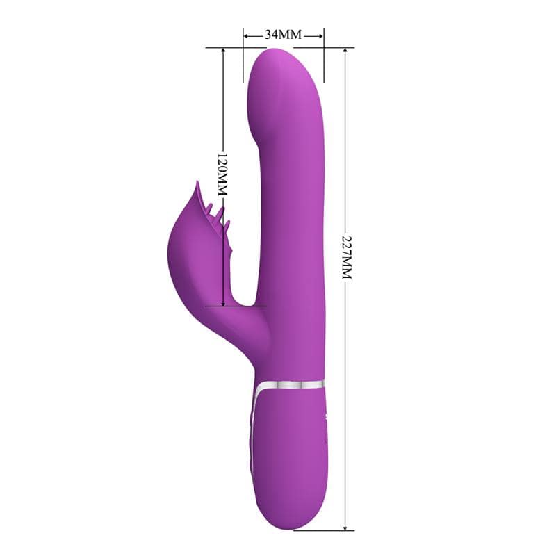 Zalin Vibe with Rotative Balls and Tickling - secretsextoys.store