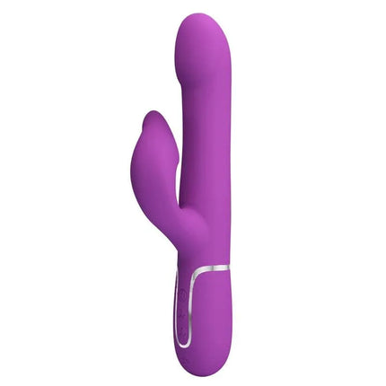 Zalin Vibe with Rotative Balls and Tickling in purple with dual motors and rotating beads for customizable experience